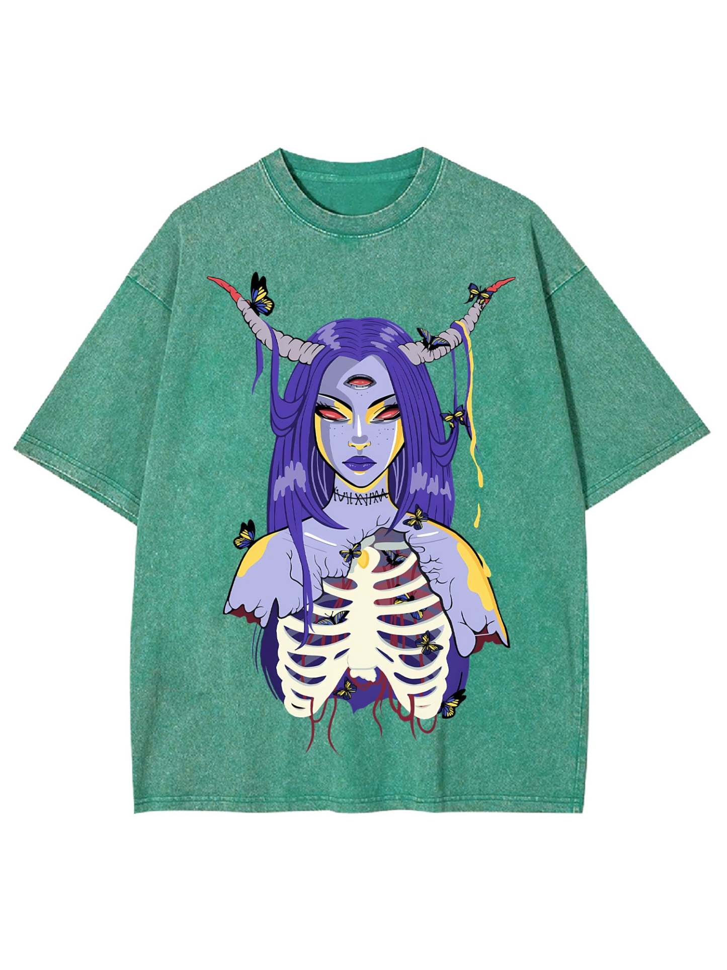 Rebirth Of The Third Eye Washed Tshirt-ClassyOutlaw Sale