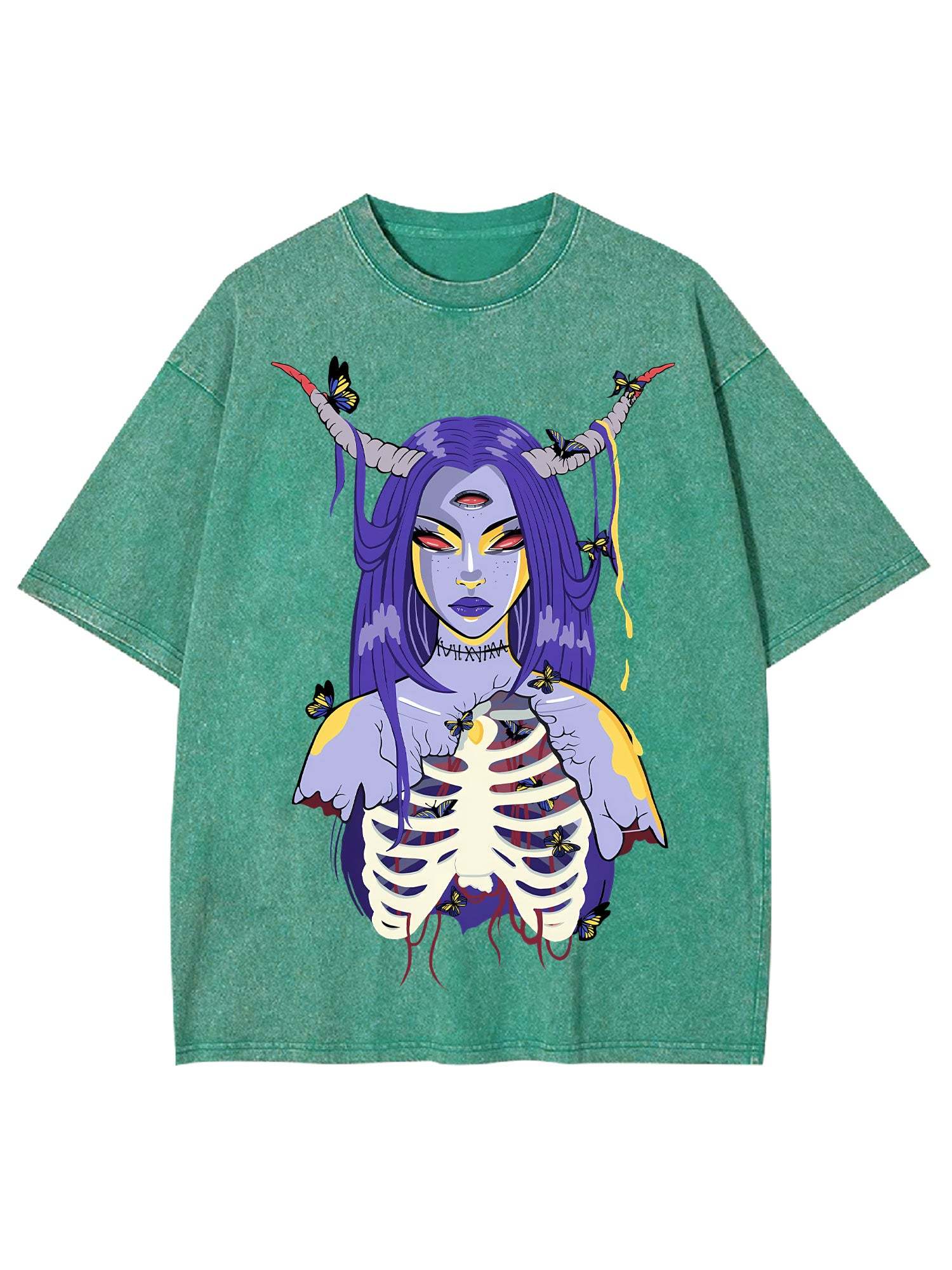 Rebirth Of The Third Eye Washed Tshirt-ClassyOutlaw Sale