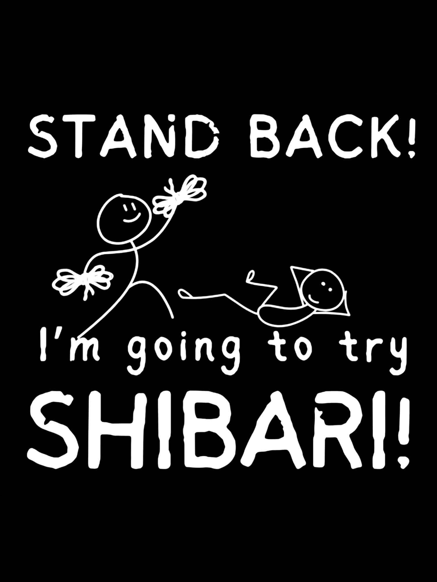 STAND BACK! WASHED TSHIRT