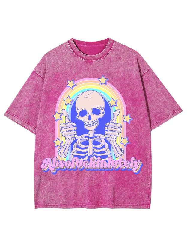 ABSOFUCKINLUTELY WASHED TSHIRT