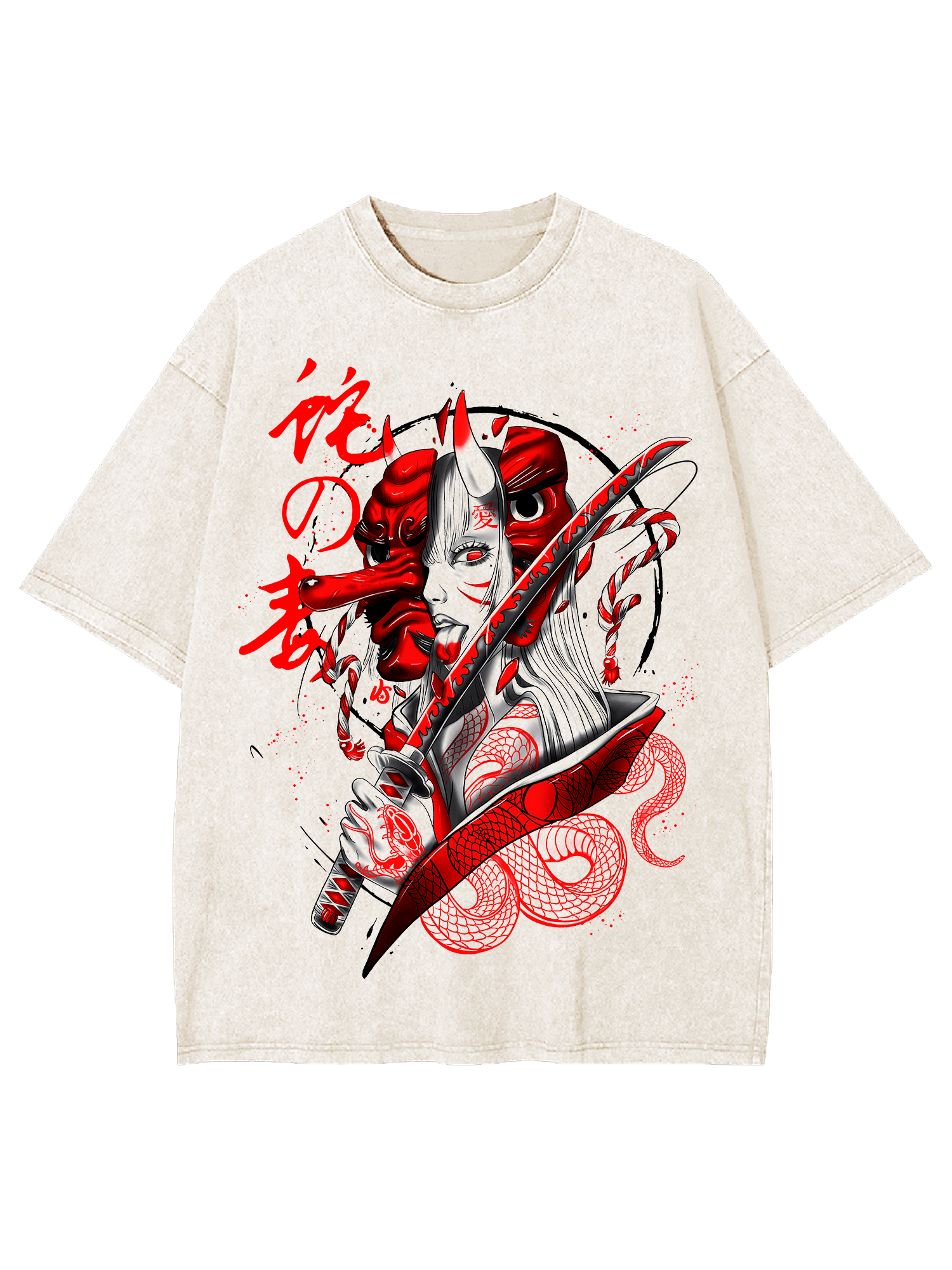 Snake Venom Washed Tshirt