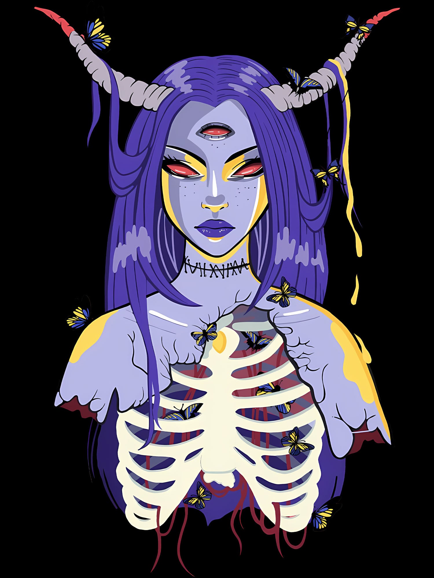 Rebirth Of The Third Eye Washed Tshirt