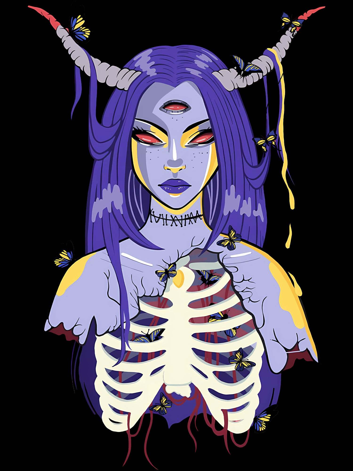 Rebirth Of The Third Eye Washed Tshirt