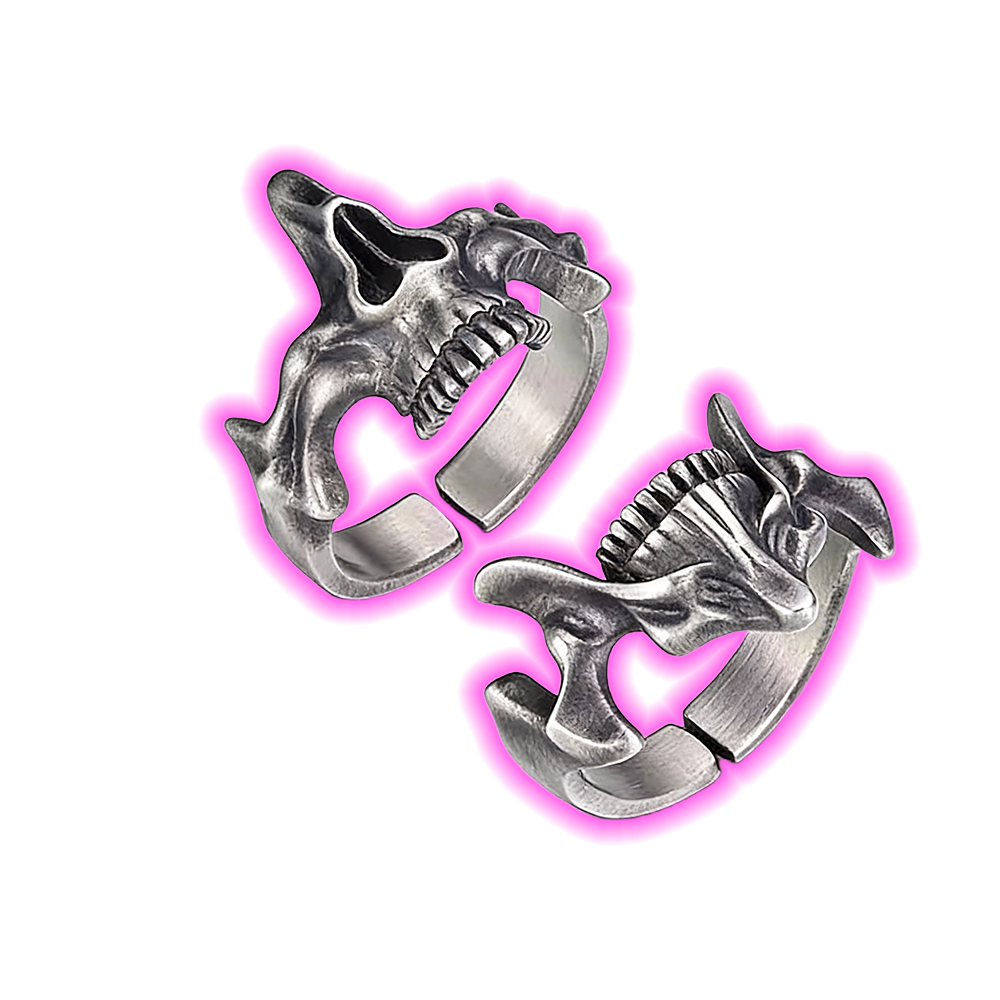Skeleton Mask CLO Ring