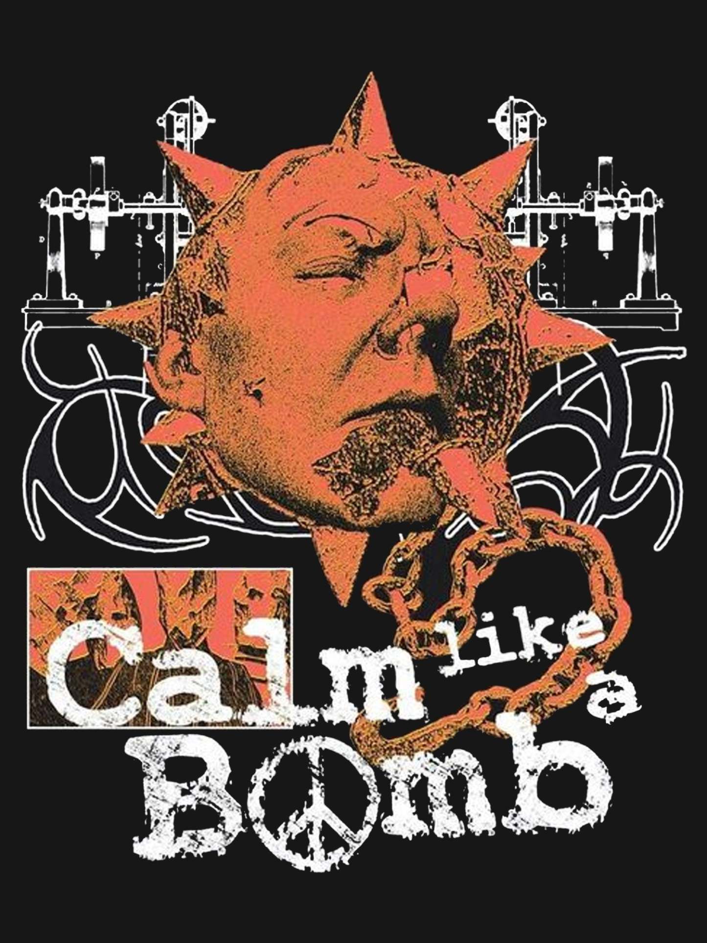 Calm Like A Bomb Washed Tshirt