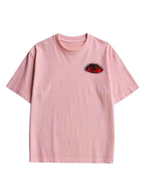 Eyes Of Perception Double Sided Print Washed TShirt