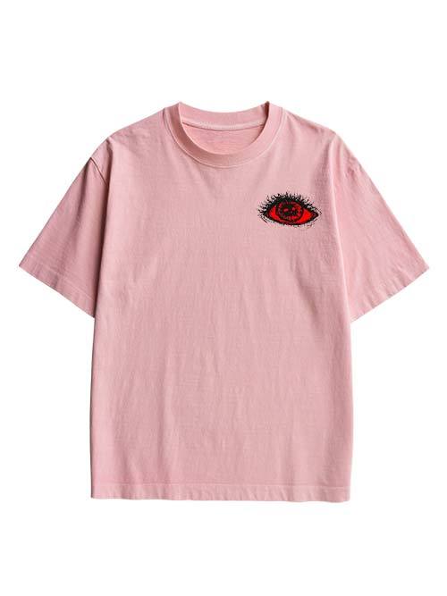 Eyes Of Perception Double Sided Print Washed TShirt