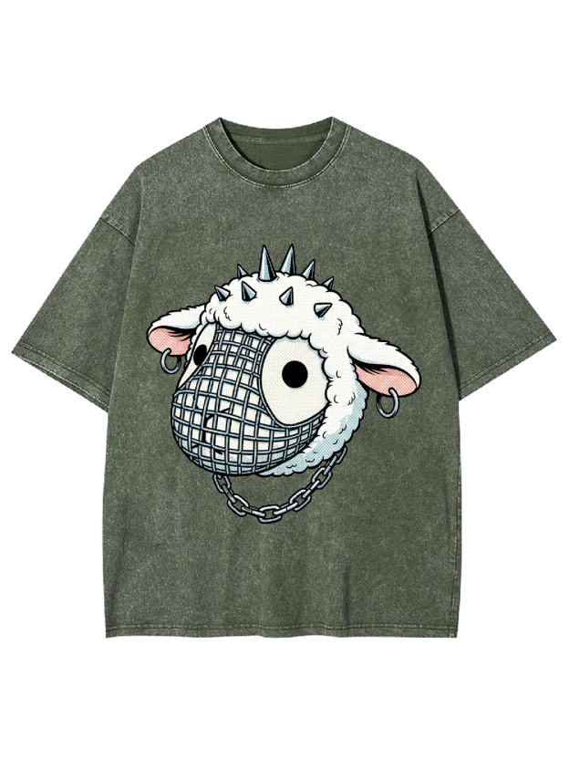 Punk Sheep Washed Tshirt
