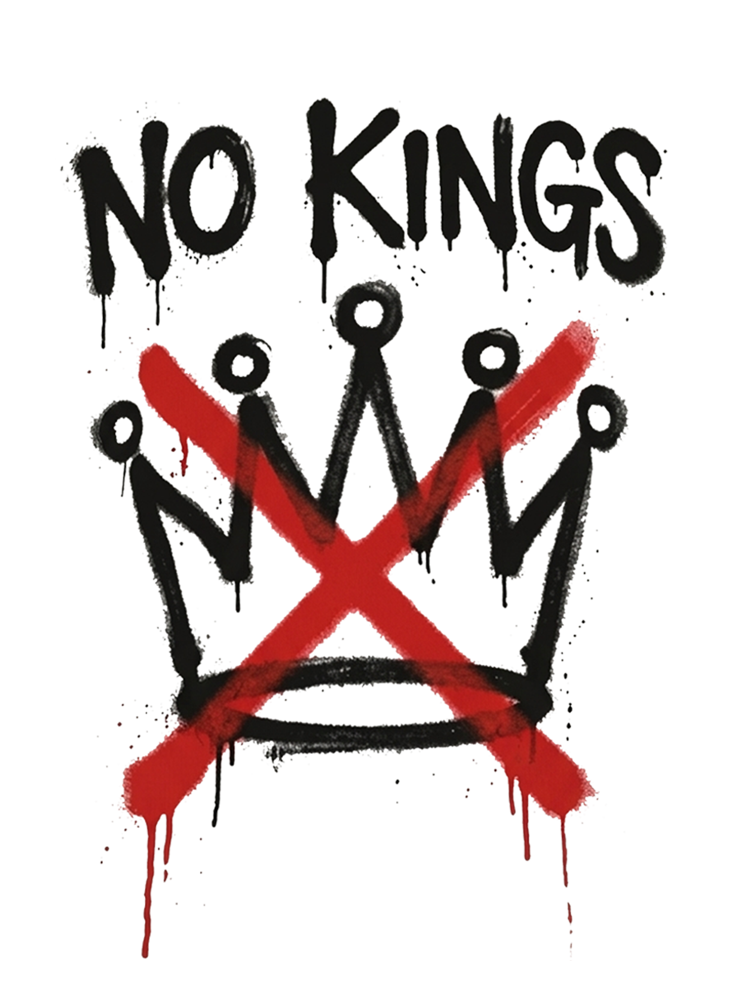 NO KINGS Washed Tshirt