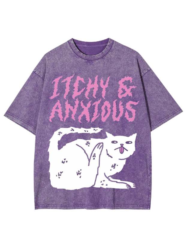 Itchy & Anxious Washed Tshirt