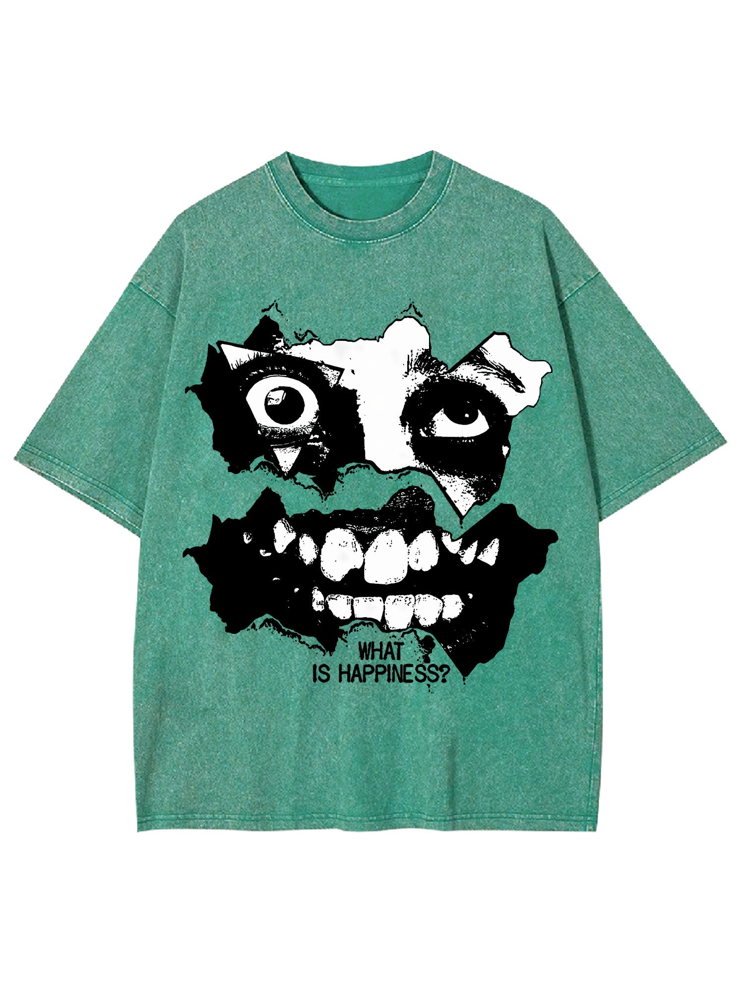 What Is Happiness? Washed Tshirt