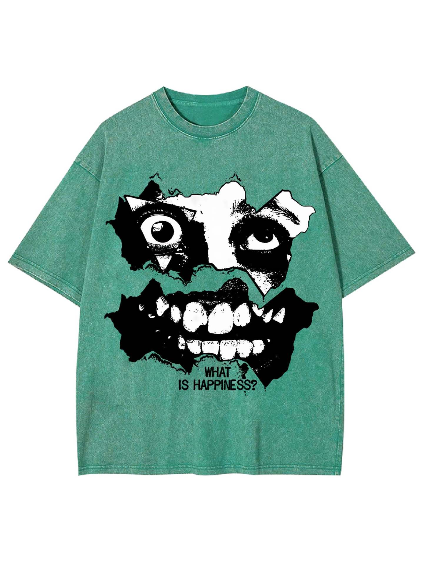 What Is Happiness? Washed Tshirt