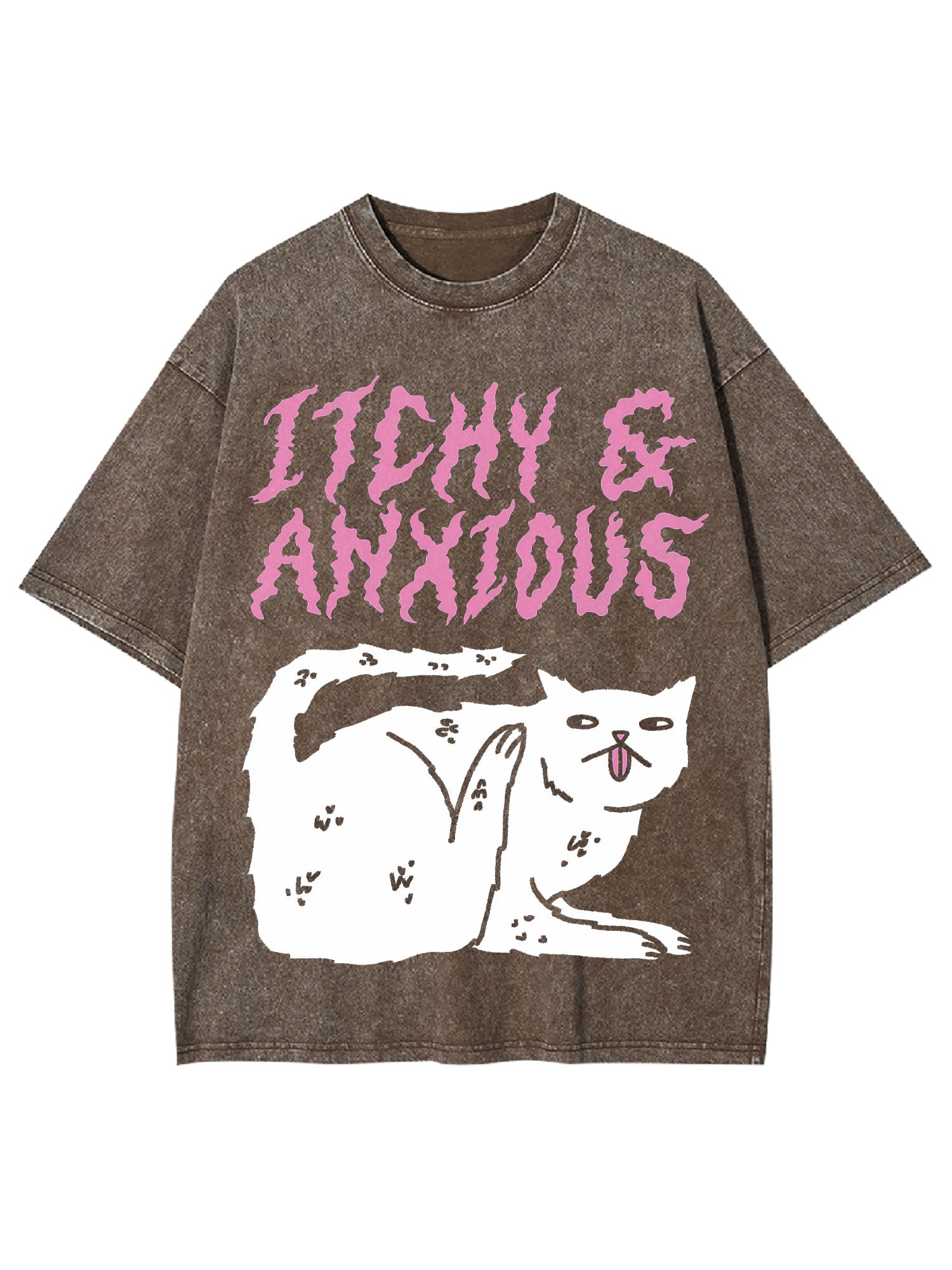 Itchy & Anxious Washed Tshirt
