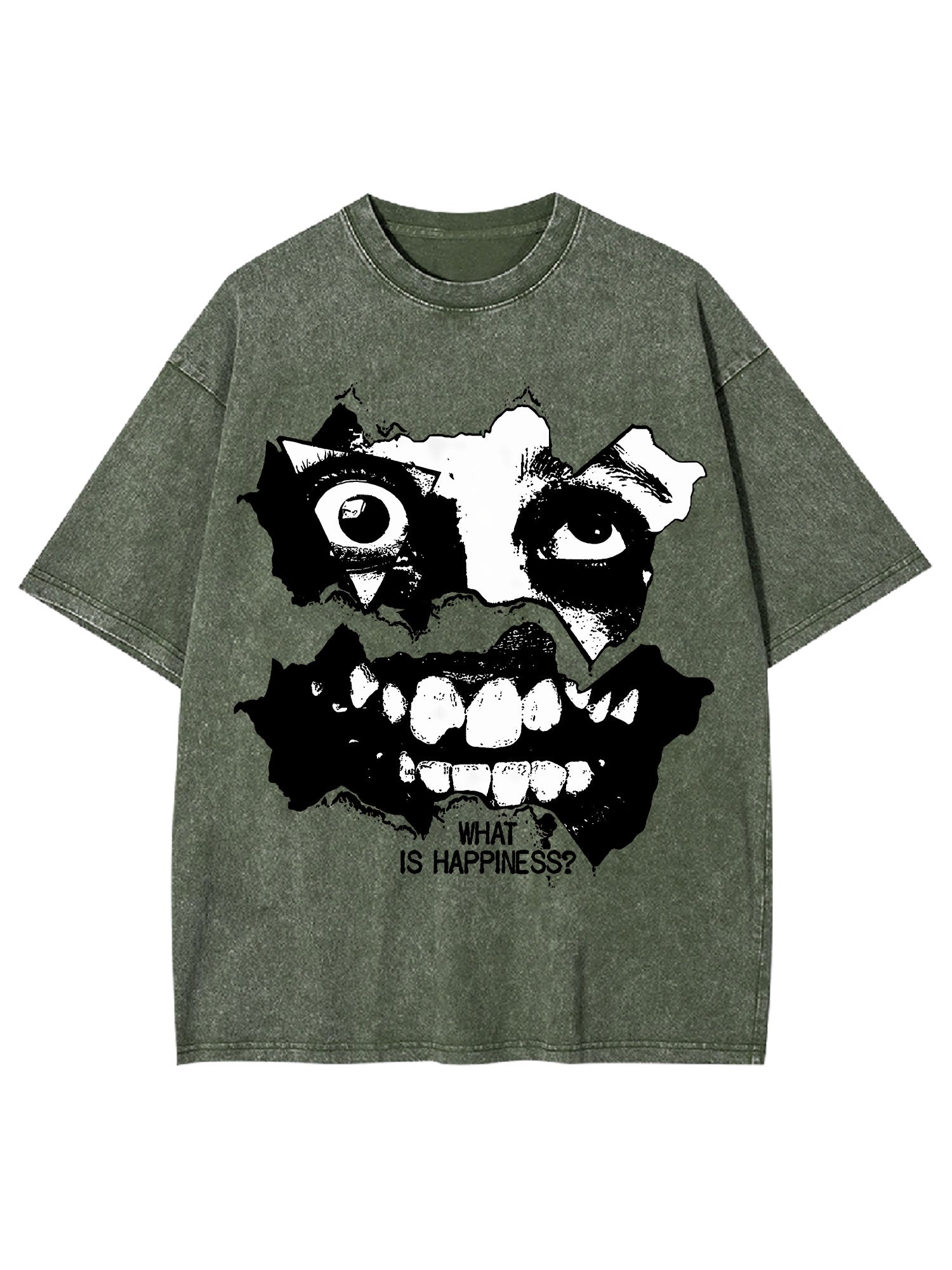 What Is Happiness? Washed Tshirt