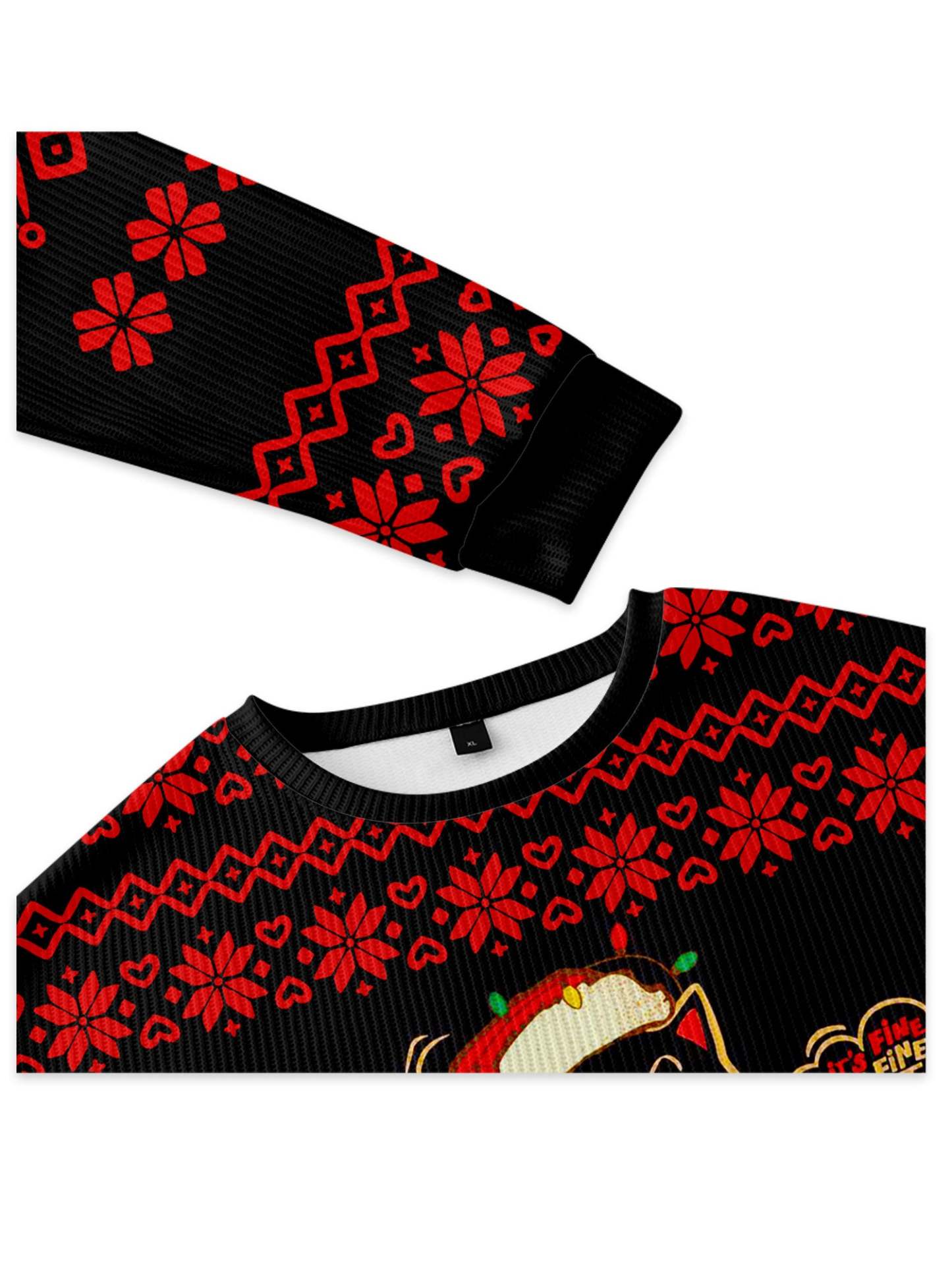 IT'M FINE UGLY CHRISTMAS SWEATER