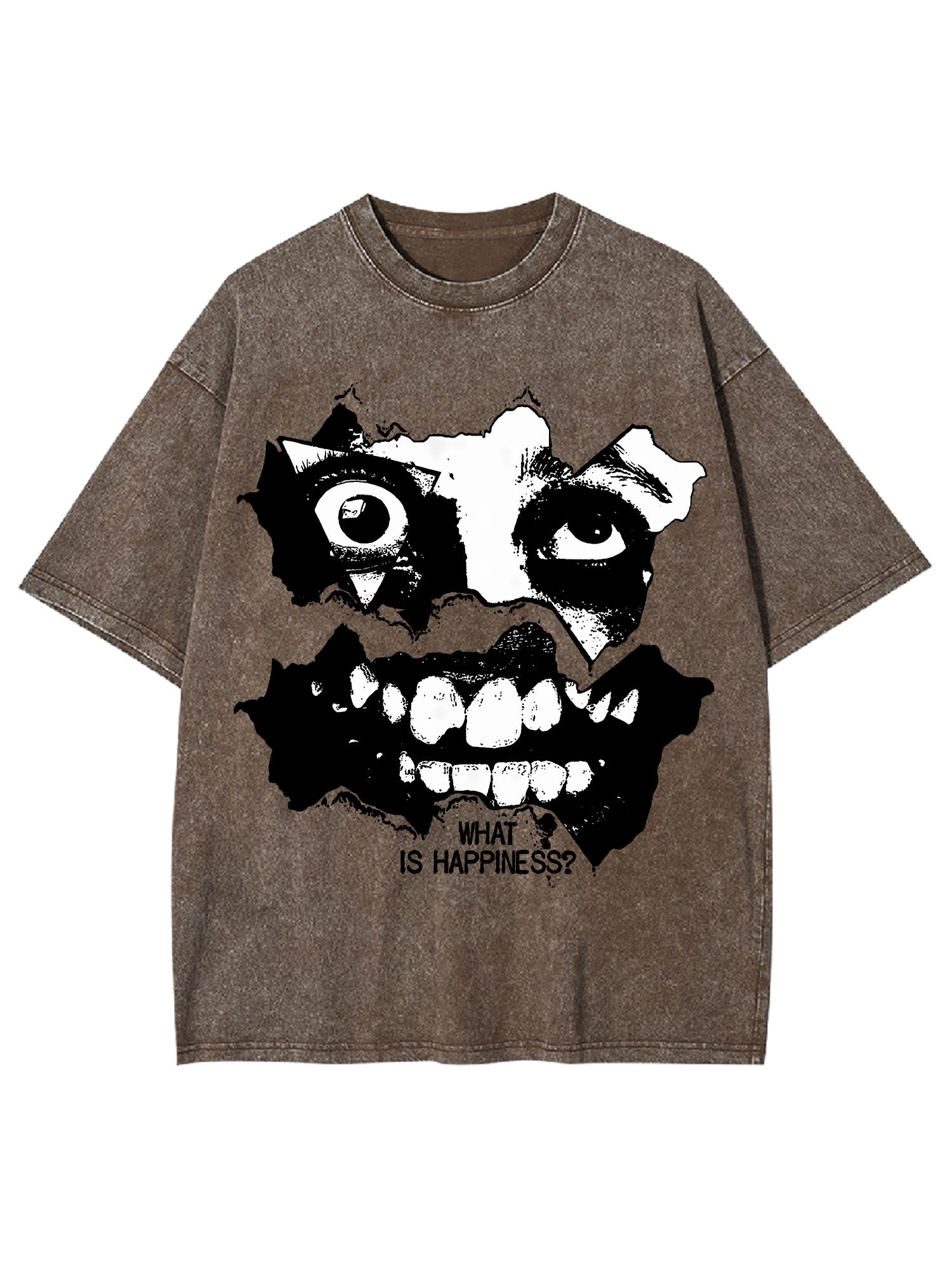 What Is Happiness? Washed Tshirt