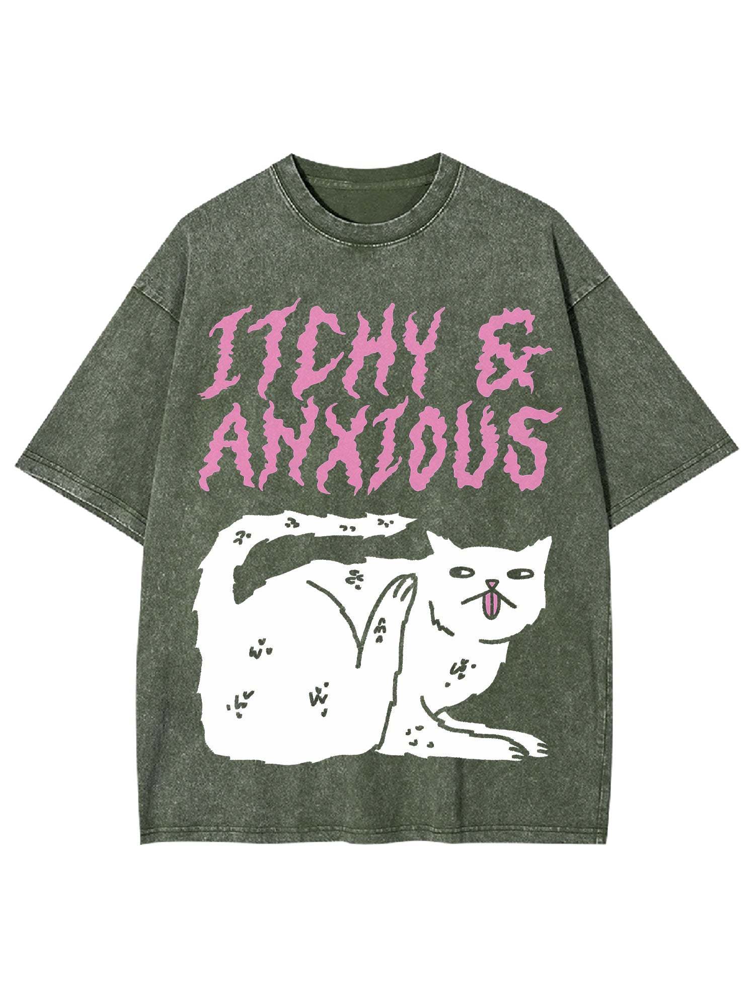 Itchy & Anxious Washed Tshirt