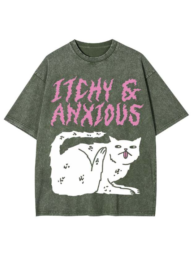 Itchy & Anxious Washed Tshirt