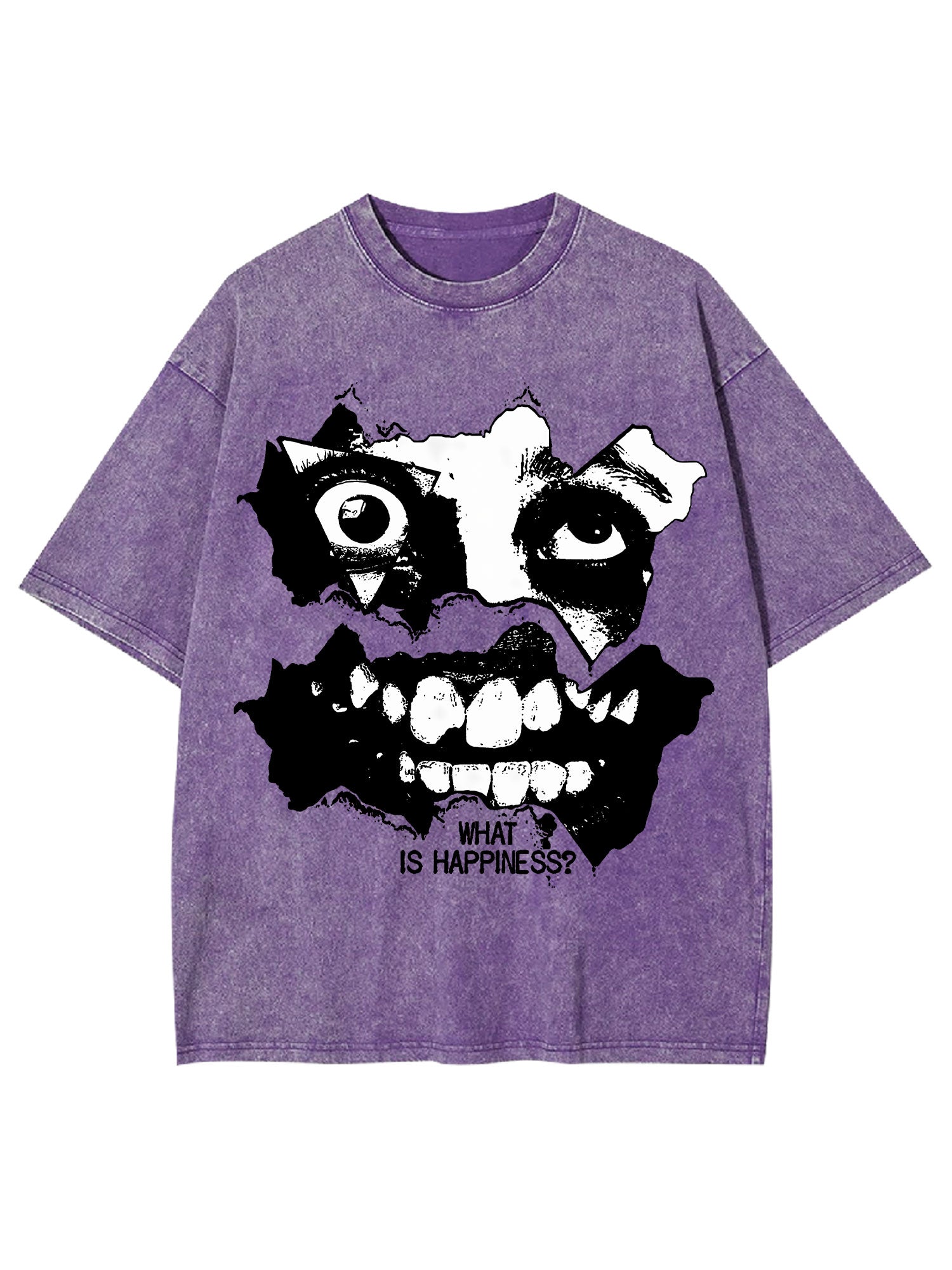 What Is Happiness? Washed Tshirt