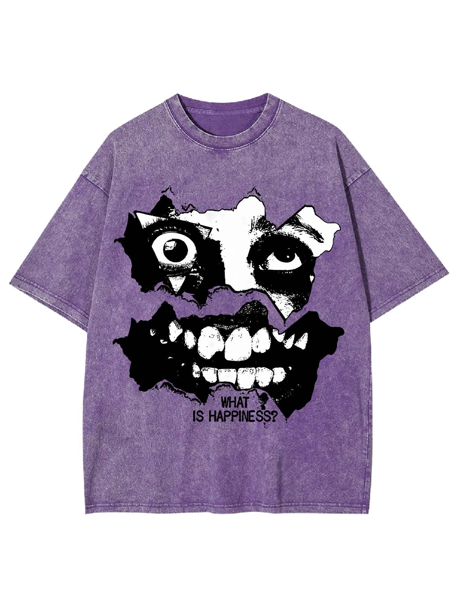 What Is Happiness? Washed Tshirt