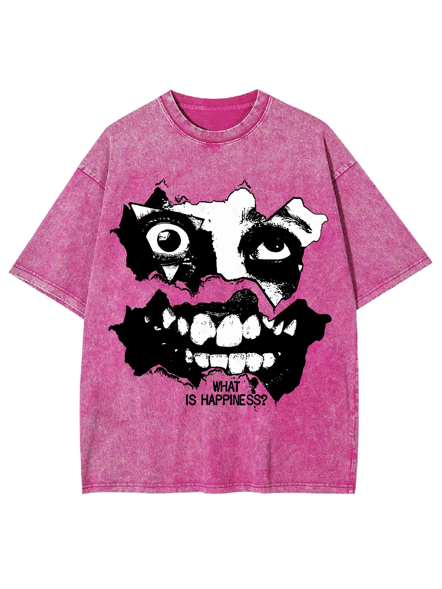 What Is Happiness? Washed Tshirt