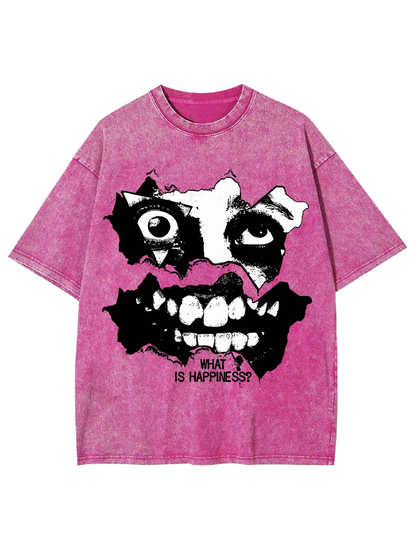 What Is Happiness? Washed Tshirt