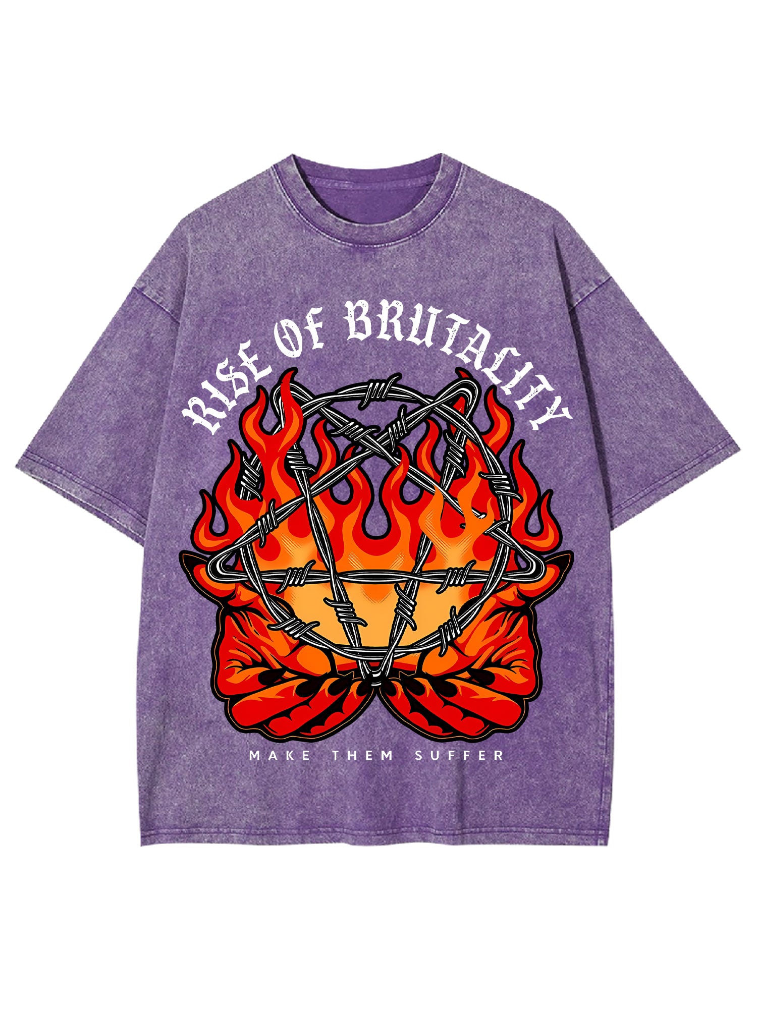 Rise Of Brutality Washed Tshirt