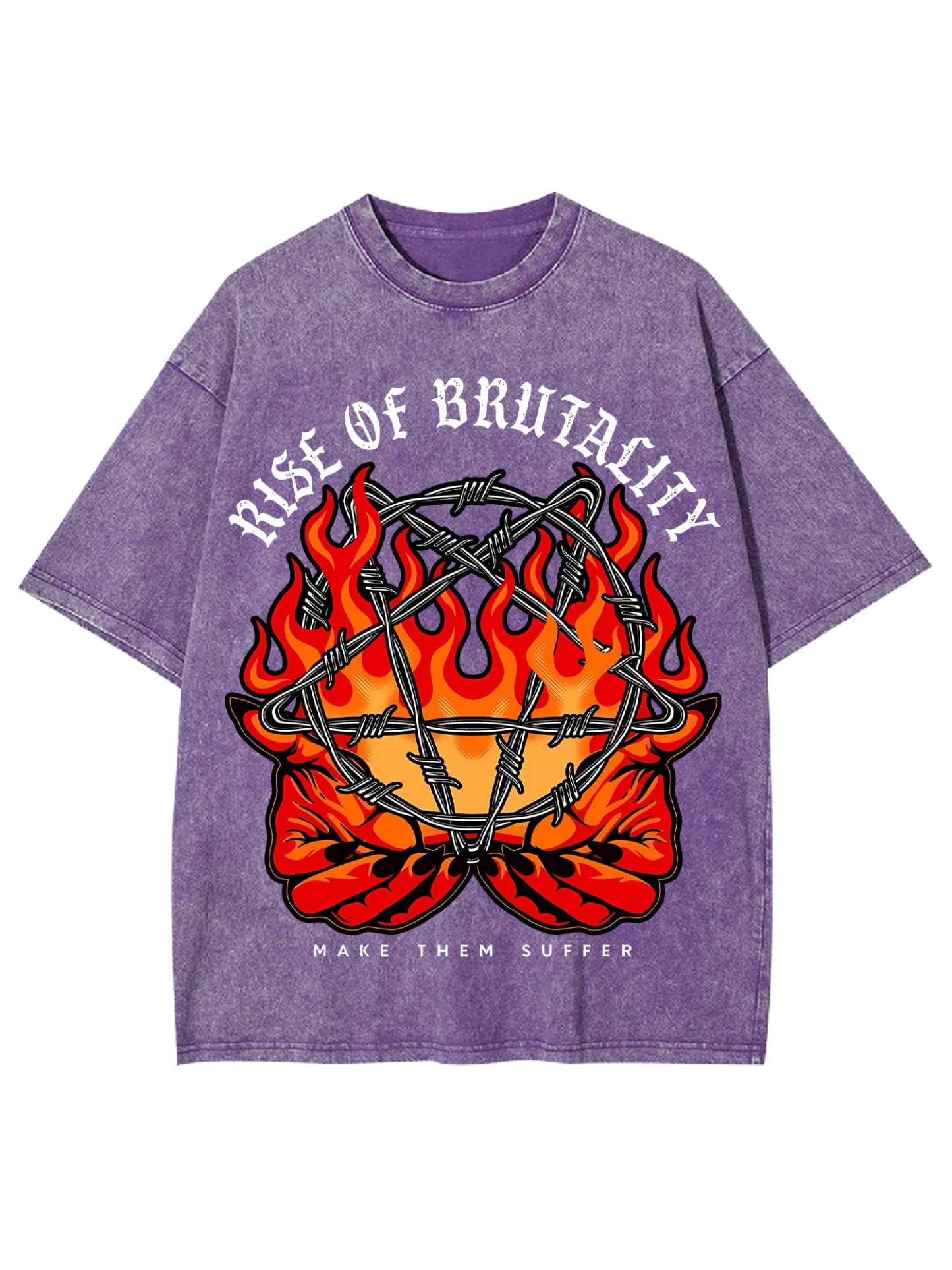 Rise Of Brutality Washed Tshirt