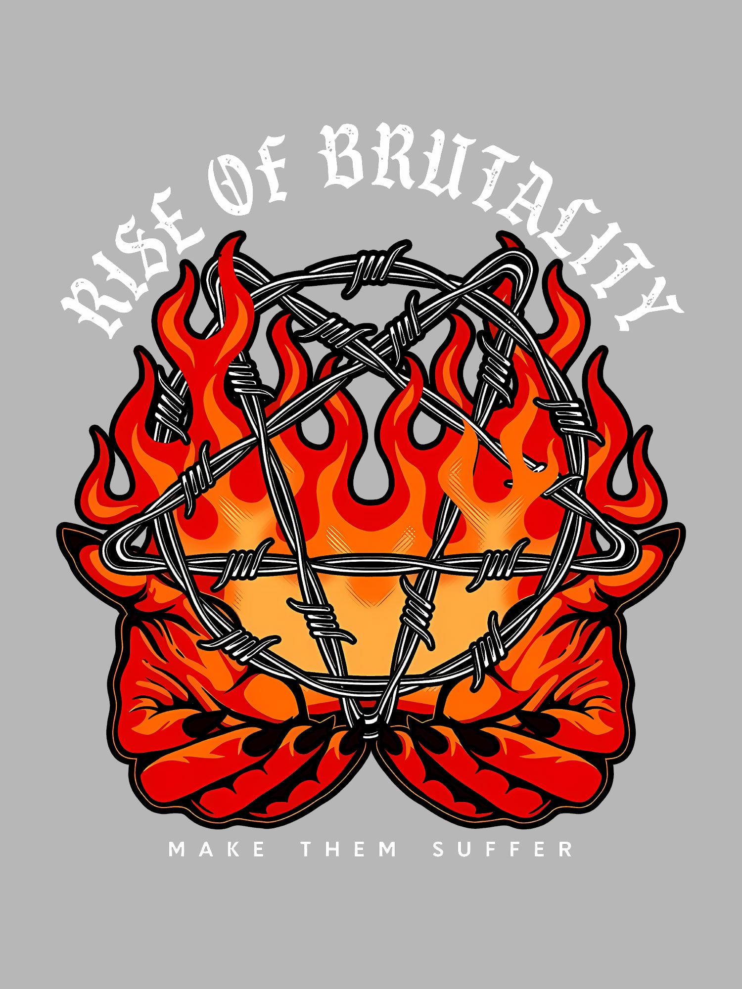 Rise Of Brutality Washed Tshirt
