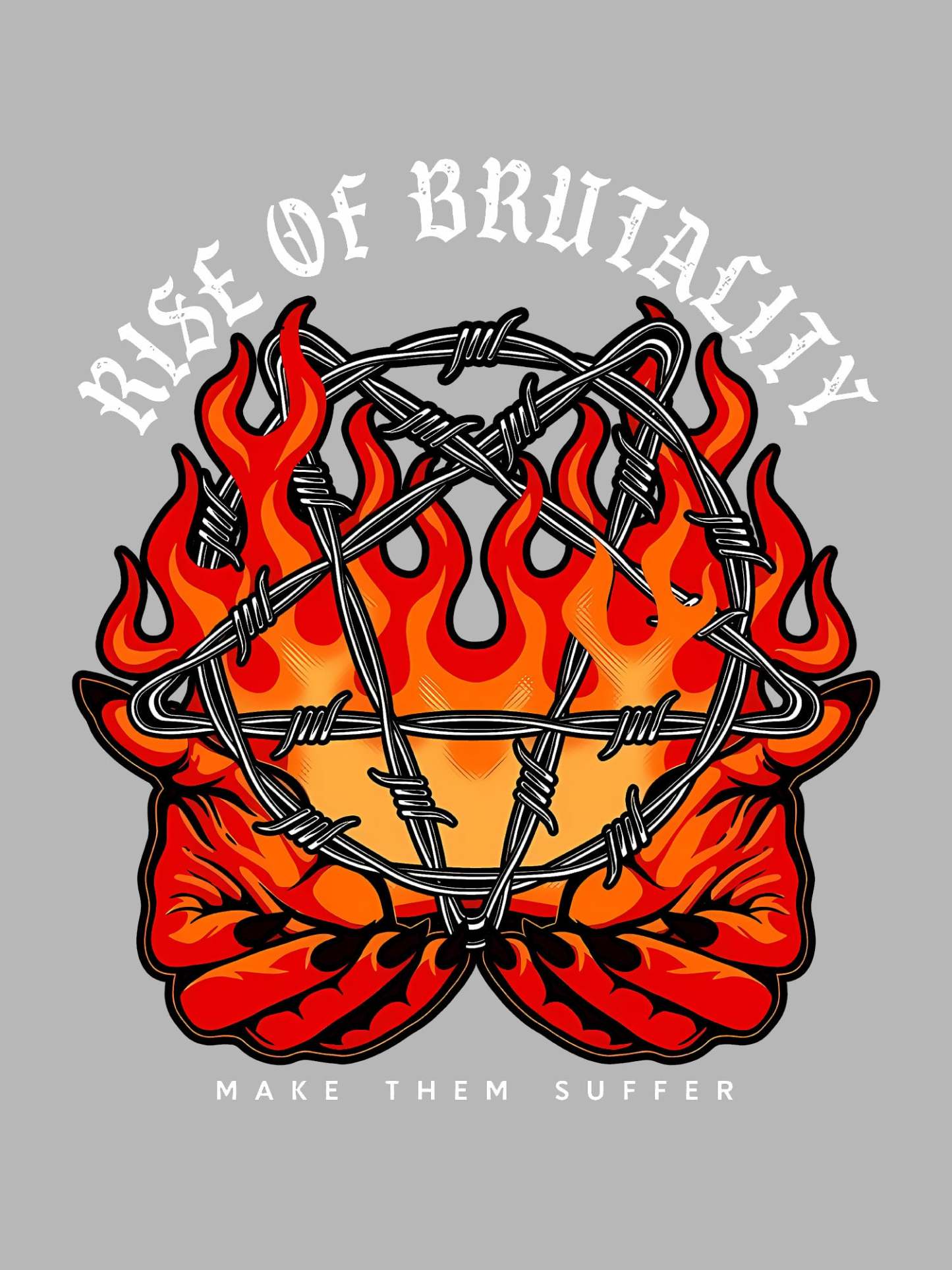 Rise Of Brutality Washed Tshirt