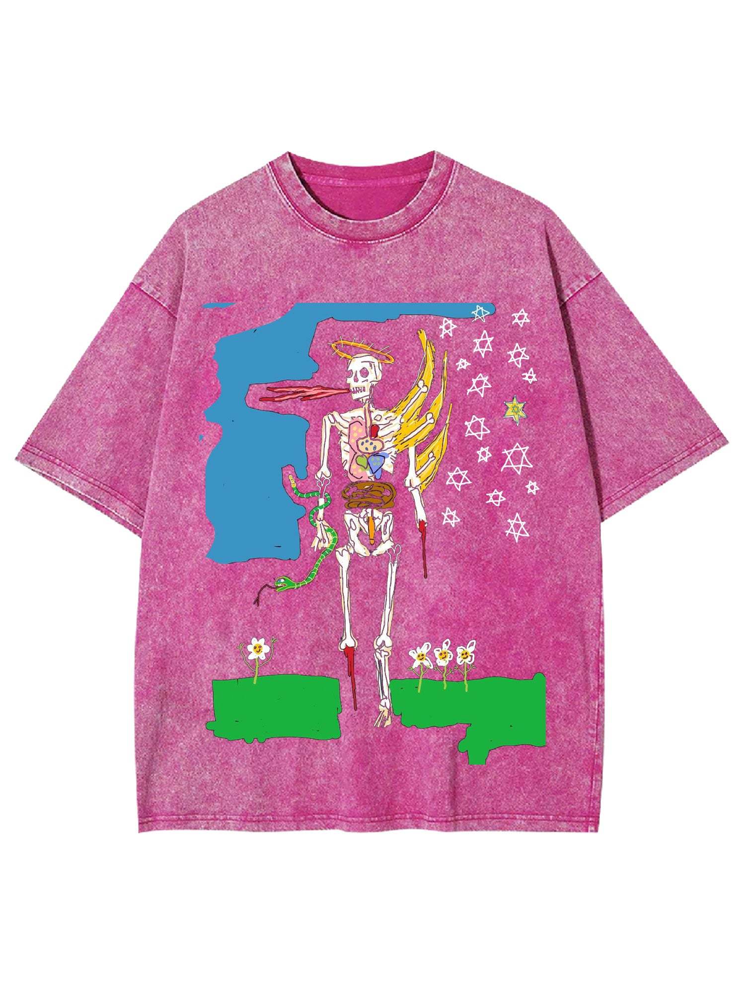 Death Or Salvation Washed Tshirt-ClassyOutlaw Sale