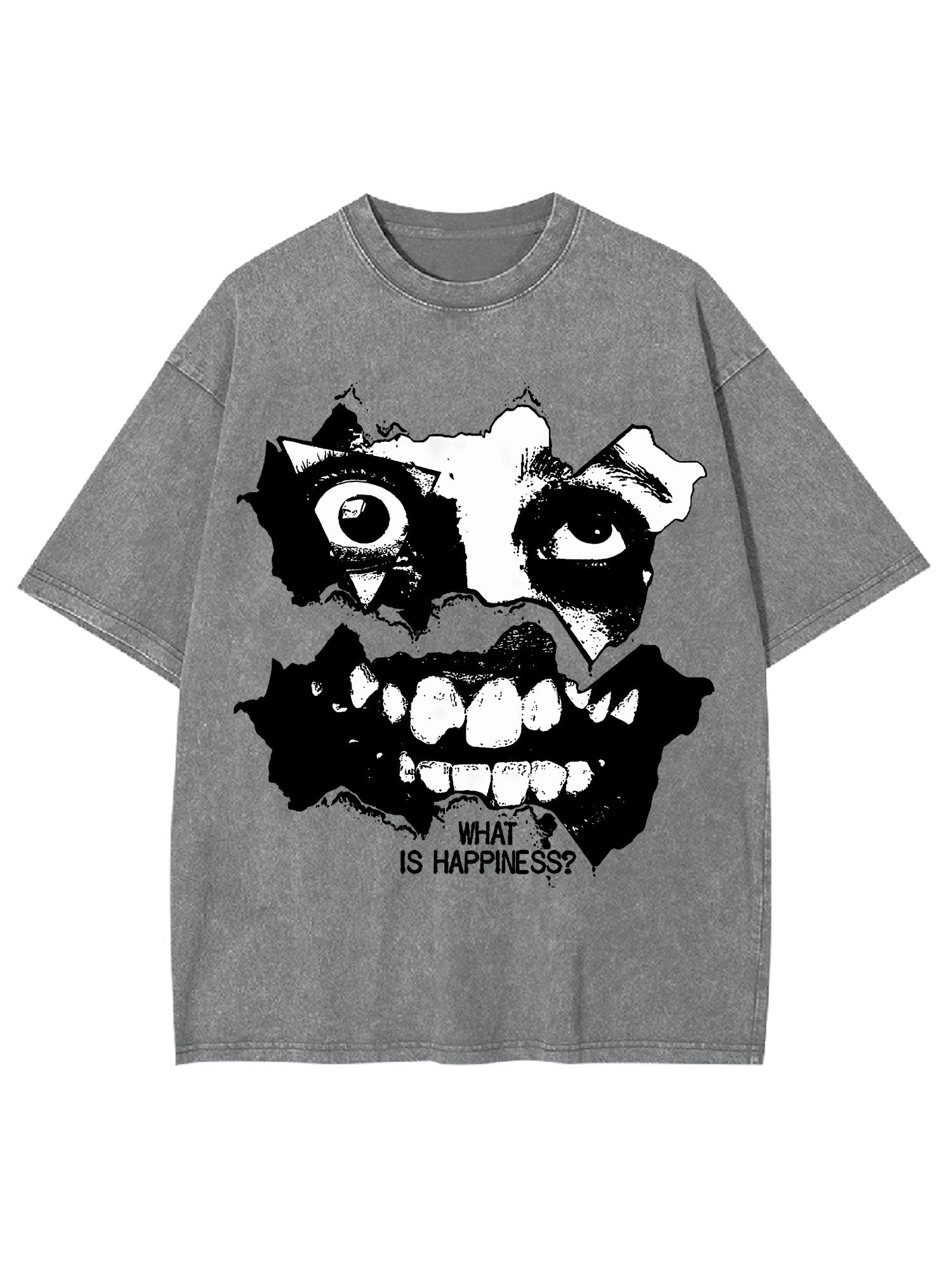 What Is Happiness? Washed Tshirt