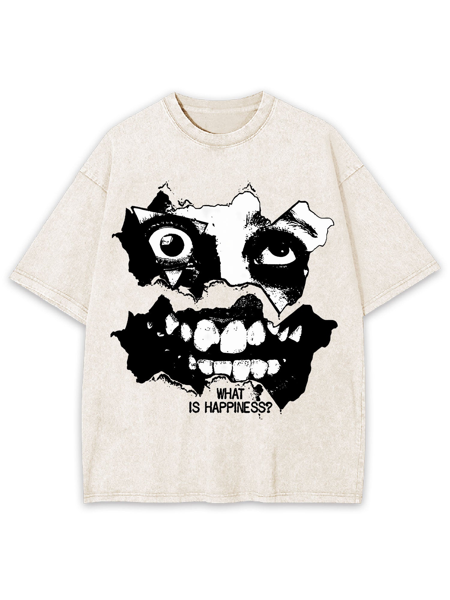 What Is Happiness? Washed Tshirt