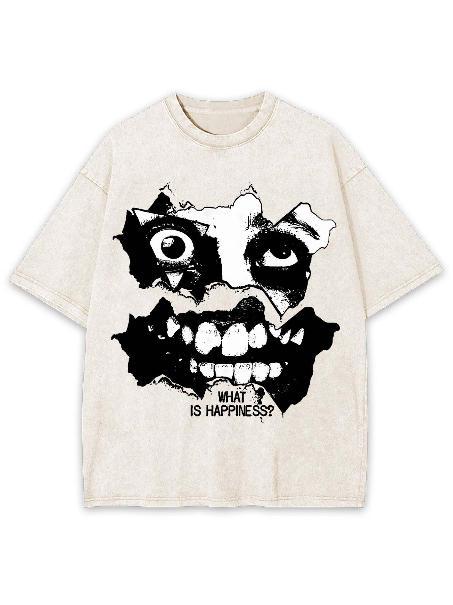 What Is Happiness? Washed Tshirt
