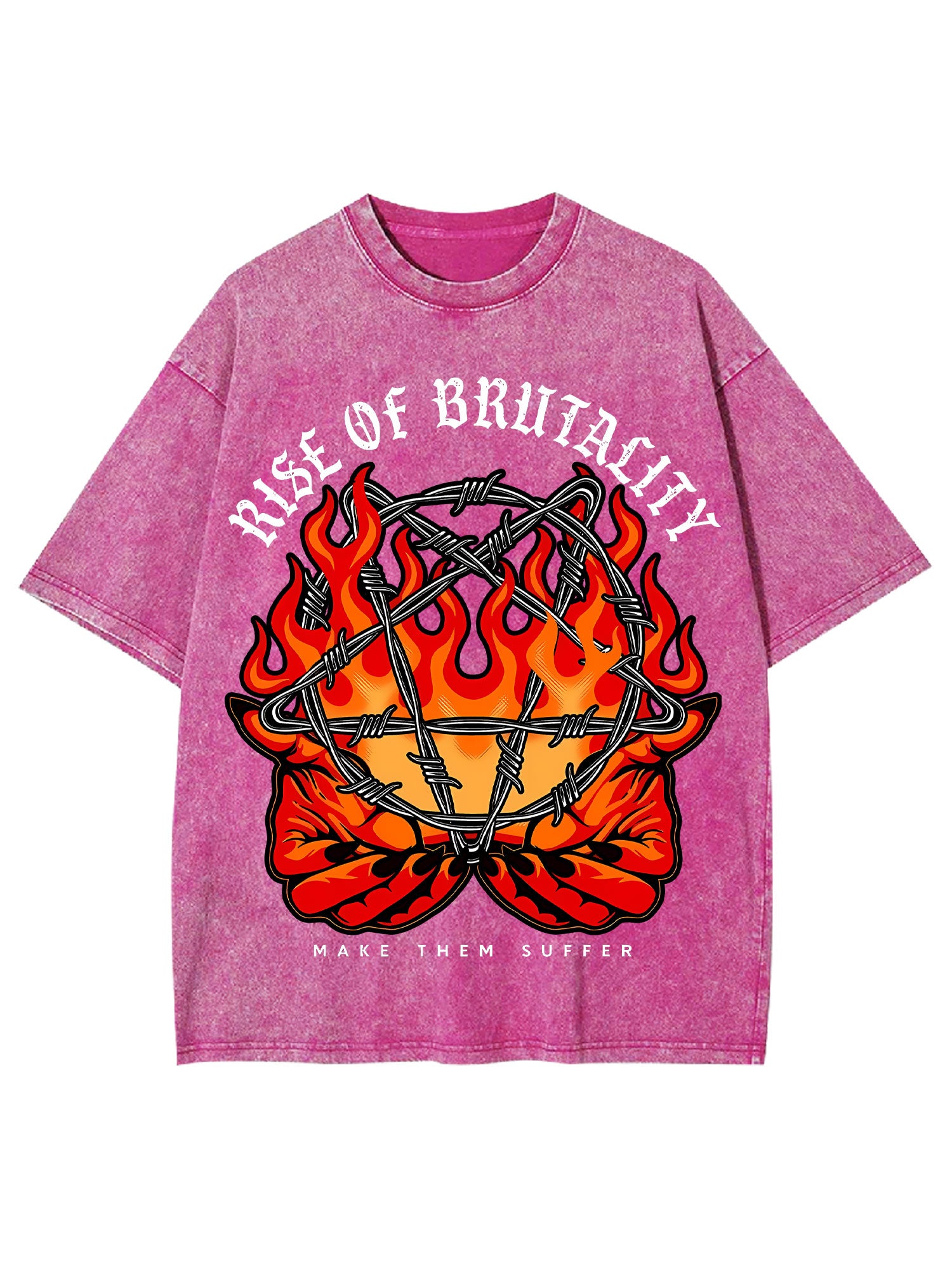 Rise Of Brutality Washed Tshirt