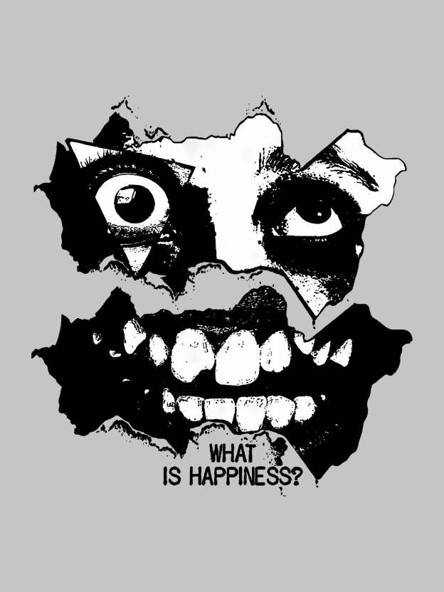 What Is Happiness? Washed Tshirt