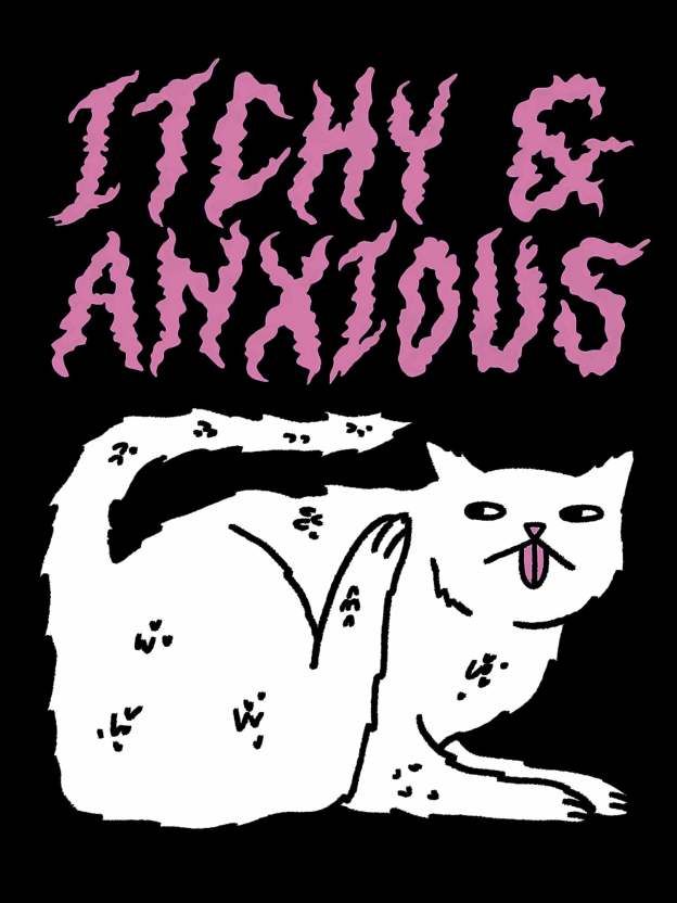 Itchy & Anxious Washed Tshirt