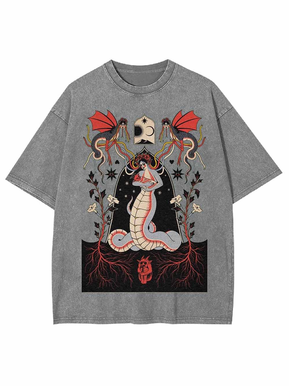 SERPENT WASHED TSHIRT