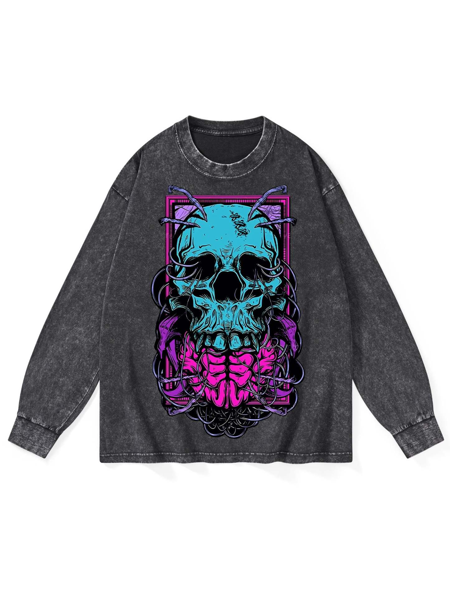 DEATH WASHED LONG-SLEEVE TSHIRT-ClassyOutlaw Sale