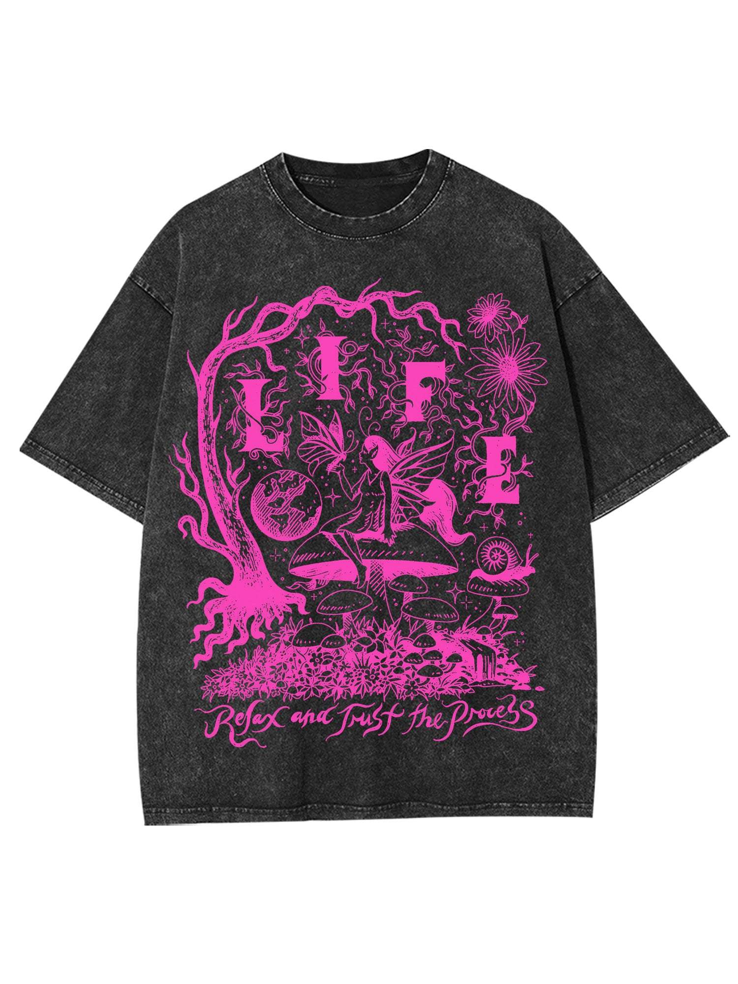 Life Washed Tshirt-ClassyOutlaw Sale