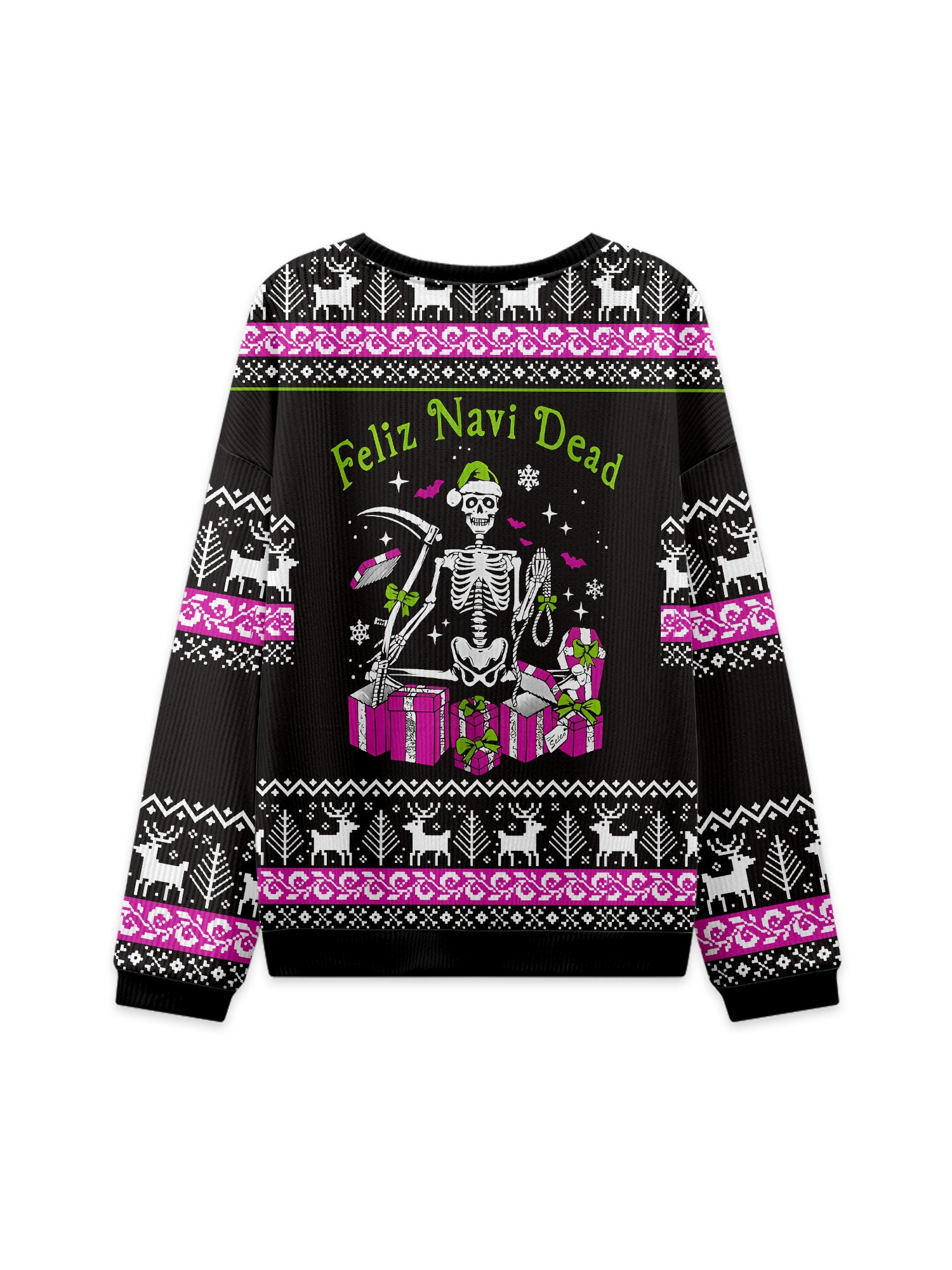 FELIZ NAVI DEAD UGLY CHRISTMAS SWEATER