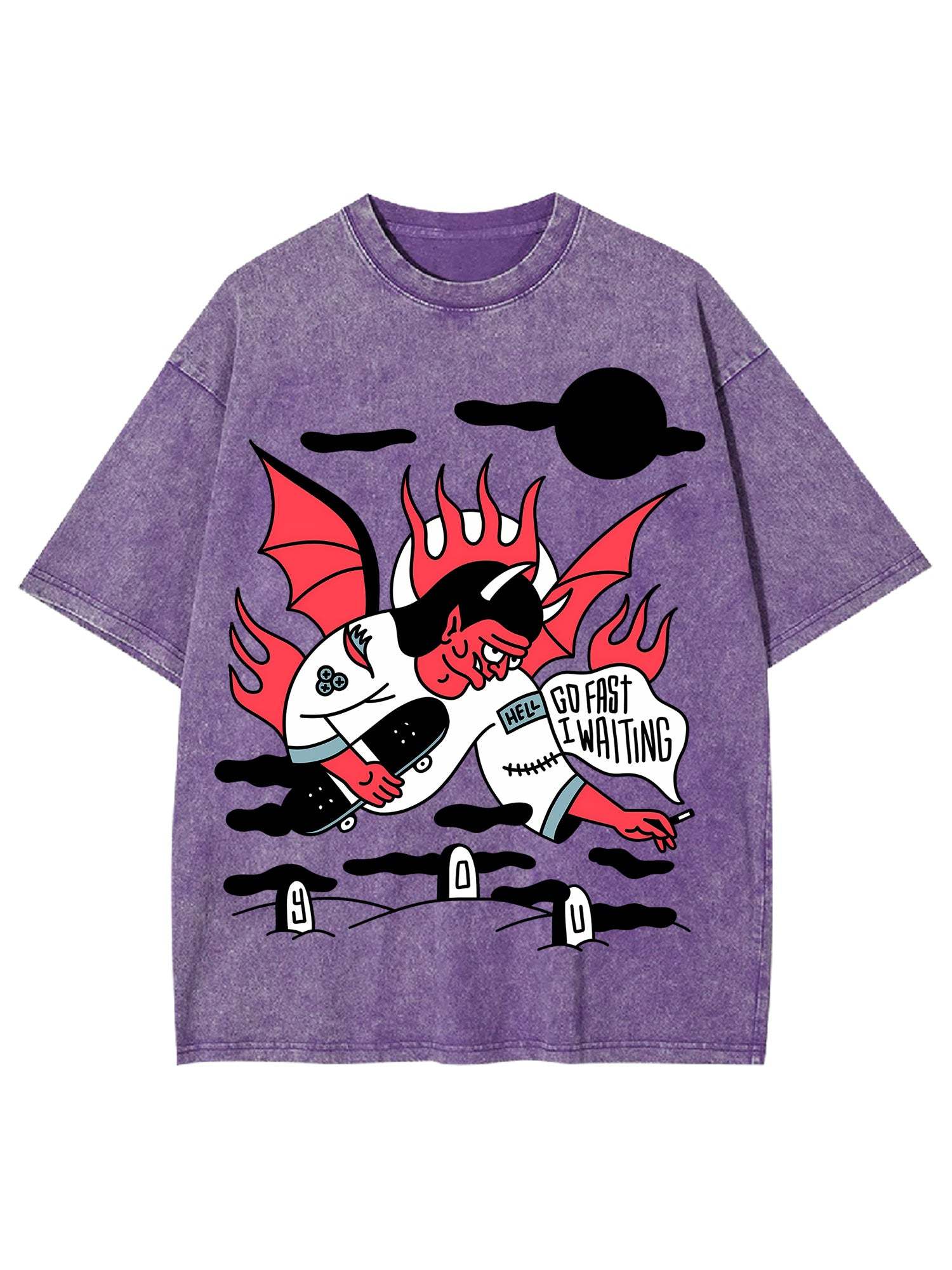 GO FAST WASHED TSHIRT