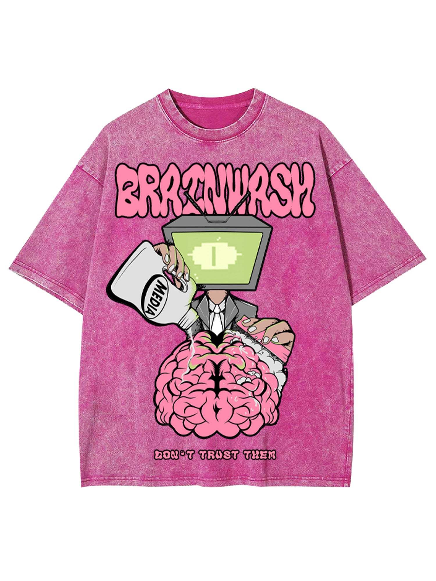 Brain Wash Washed Tshirt