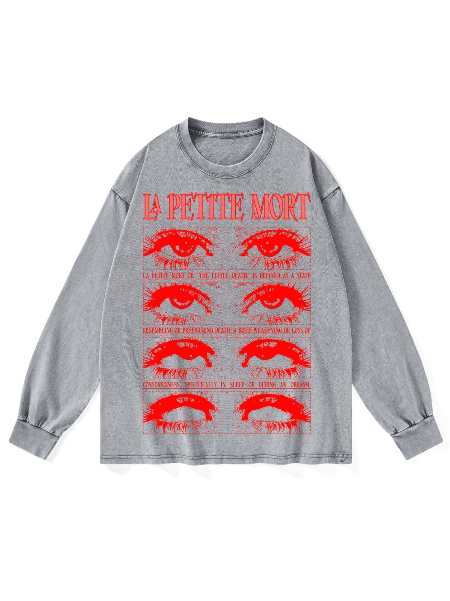 LA PETITE MORT WASHED LONG-SLEEVE TSHIRT