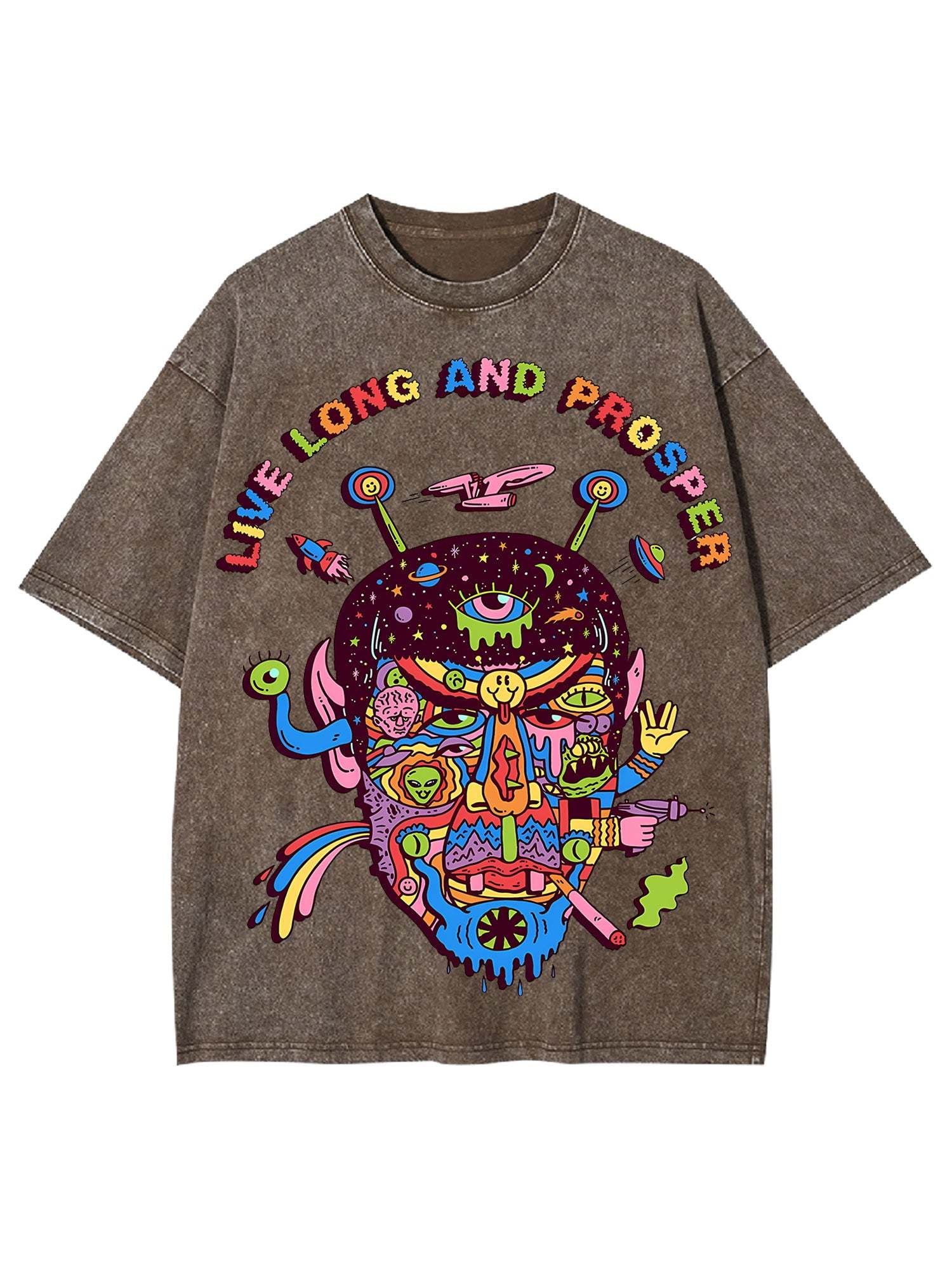 Live Long Washed Tshirt