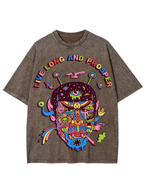 Live Long Washed Tshirt