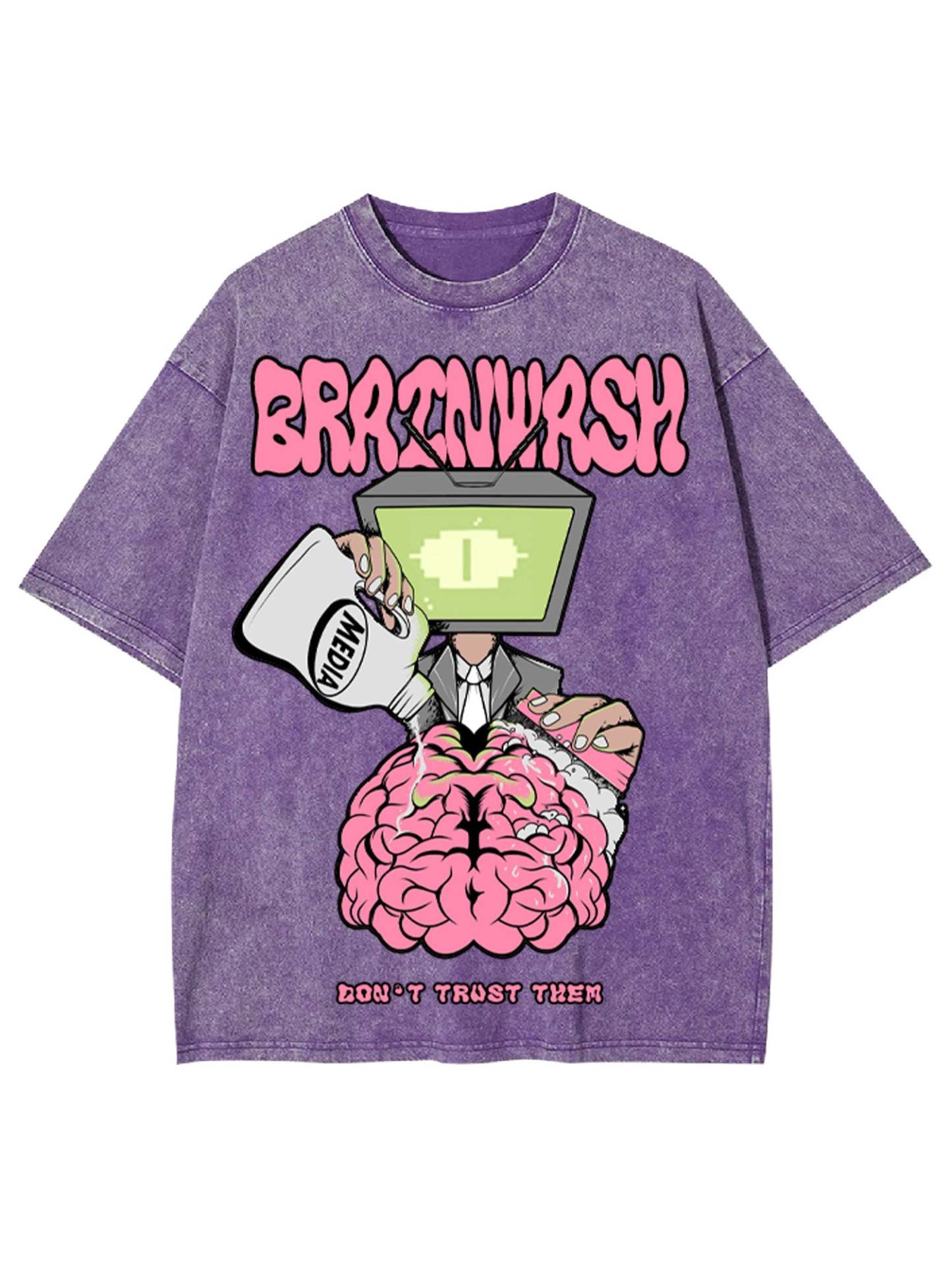 Brain Wash Washed Tshirt