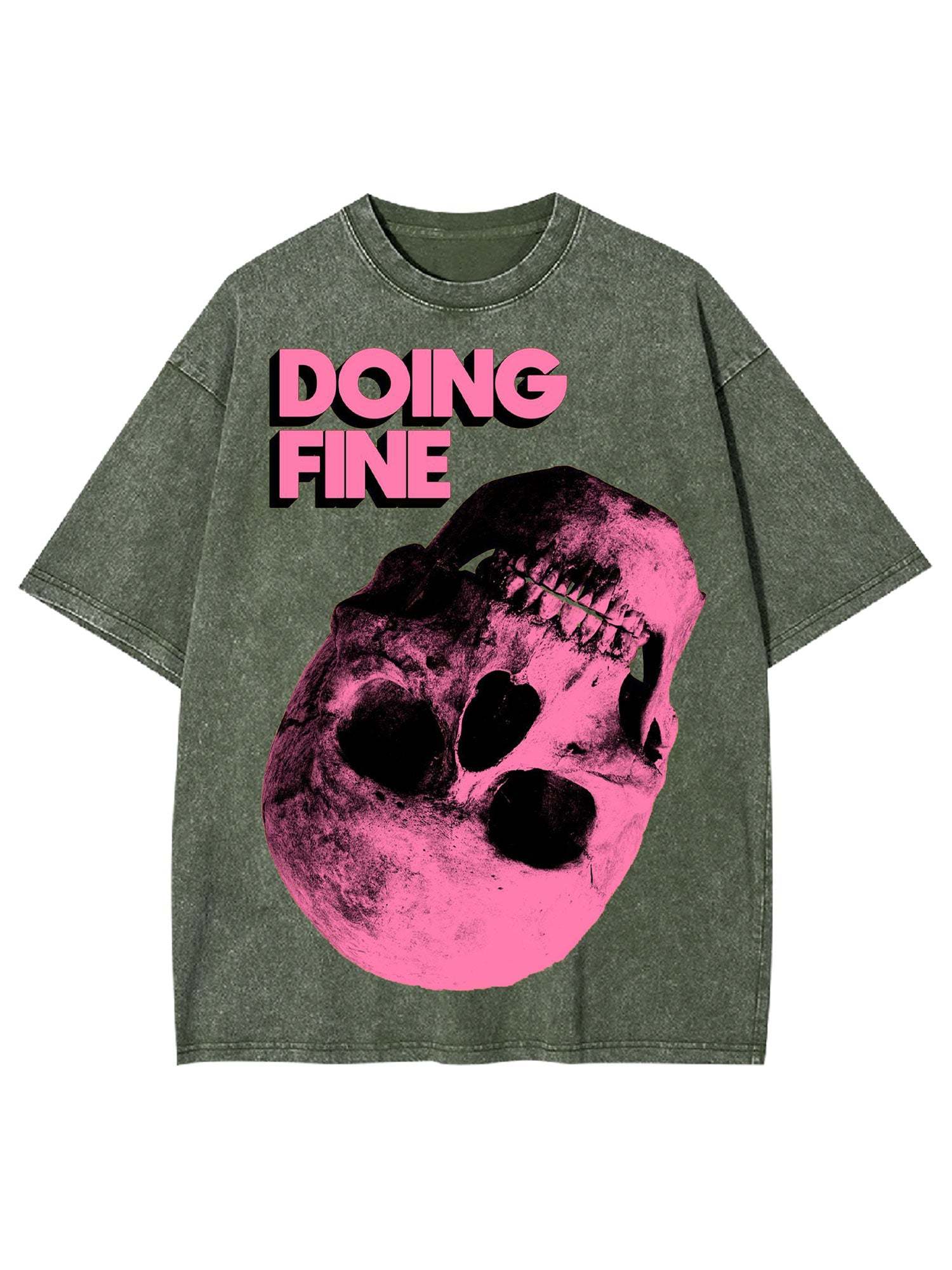 Doing Fine Washed Tshirt