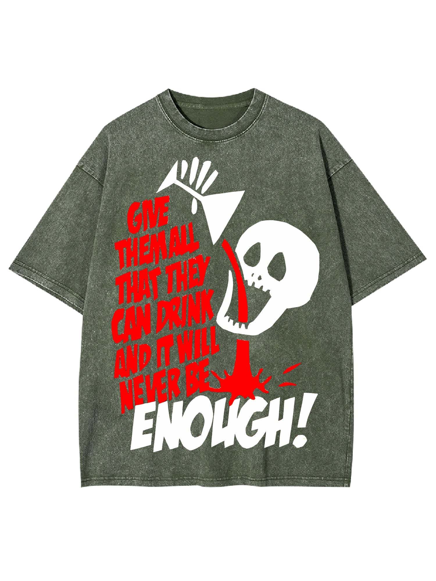 Never Enough Washed Tshirt