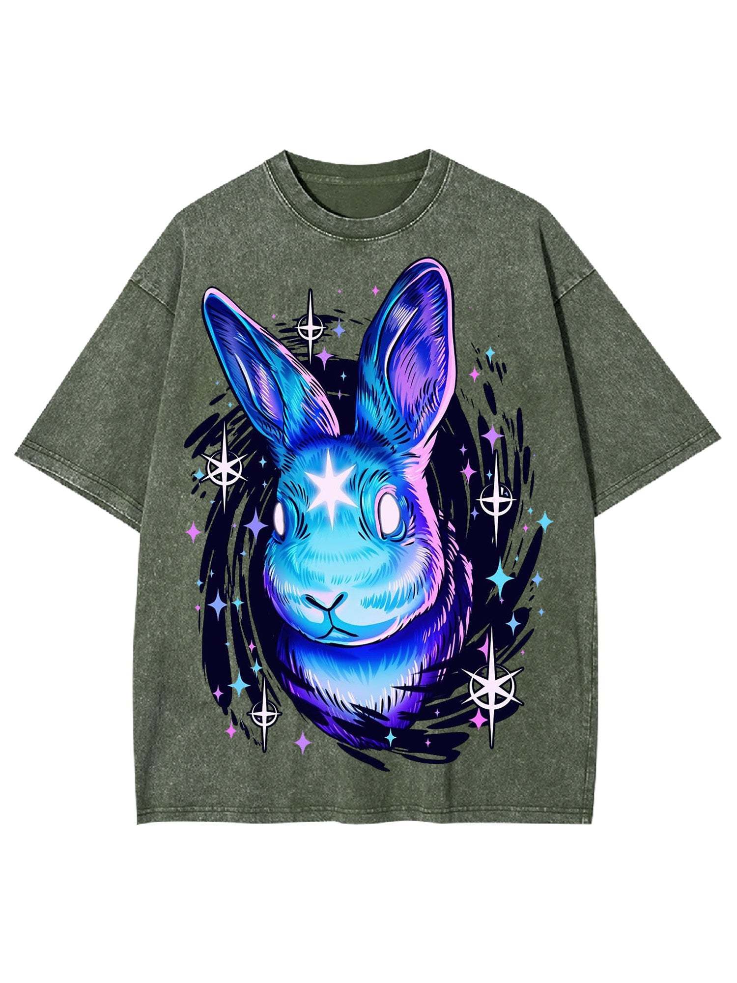 Black Rabbit Hole Washed Tshirt